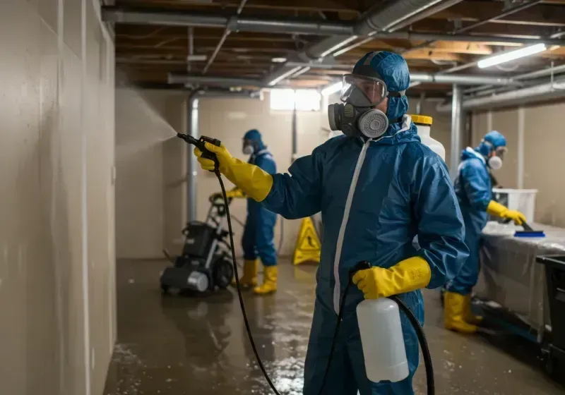 Basement Sanitization and Antimicrobial Treatment process in Knox County, TX